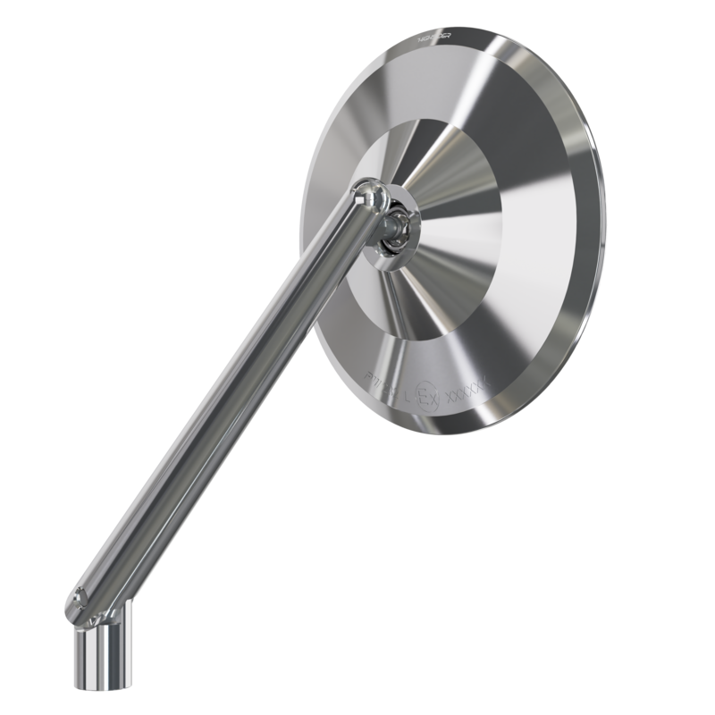 HIGHSIDER pro Handlebar Mirror Montana Chrome (1pc)