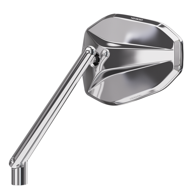 HIGHSIDER pro Handlebar Mirror Victory Chrome (1pc)