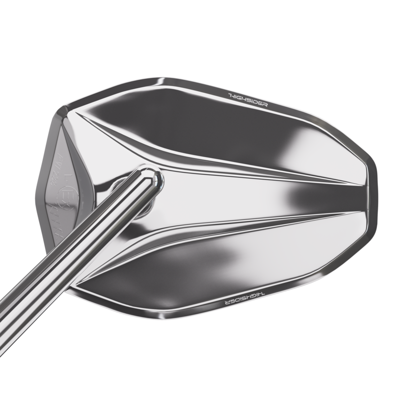 HIGHSIDER pro Handlebar Mirror Victory Chrome (1pc)