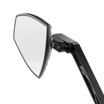 HIGHSIDER pro Handlebar Mirror Wave Black/Black (Pair)