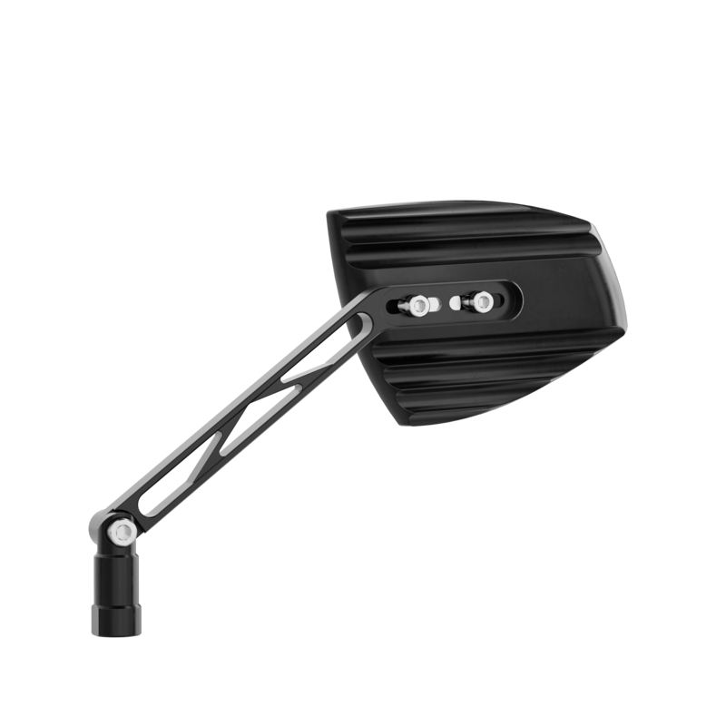 HIGHSIDER pro Handlebar Mirror Wave Black/Black (Pair)