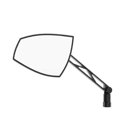 HIGHSIDER pro Handlebar Mirror Wave Black/Black (Pair)