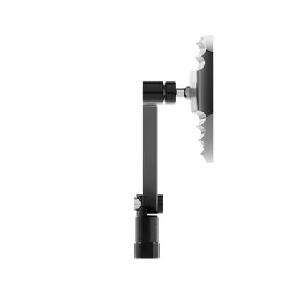 HIGHSIDER pro Handlebar Mirror Wave Black/Black (Pair)