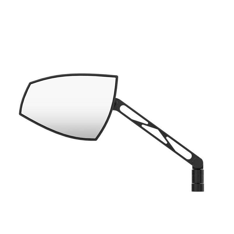 HIGHSIDER pro Handlebar Mirror Wave Black/Black (Pair)