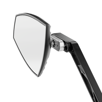 HIGHSIDER pro Handlebar Mirror Wave Black/Black (Pair)