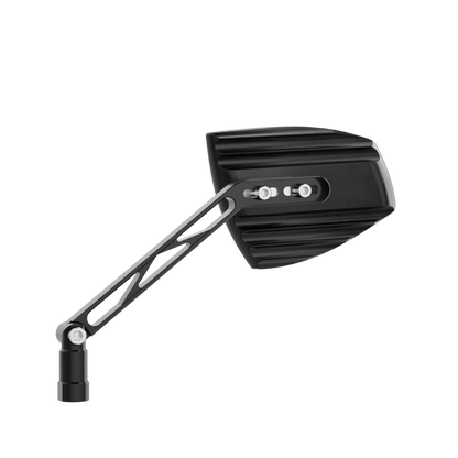 HIGHSIDER pro Handlebar Mirror Wave Black/Black (Pair)