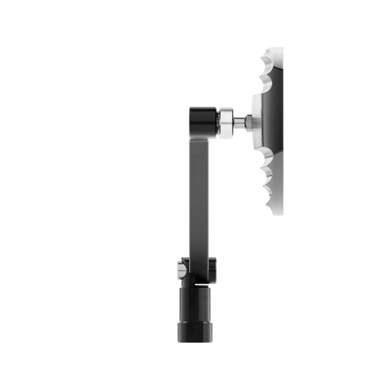HIGHSIDER pro Handlebar Mirror Wave Black/Black (Pair)