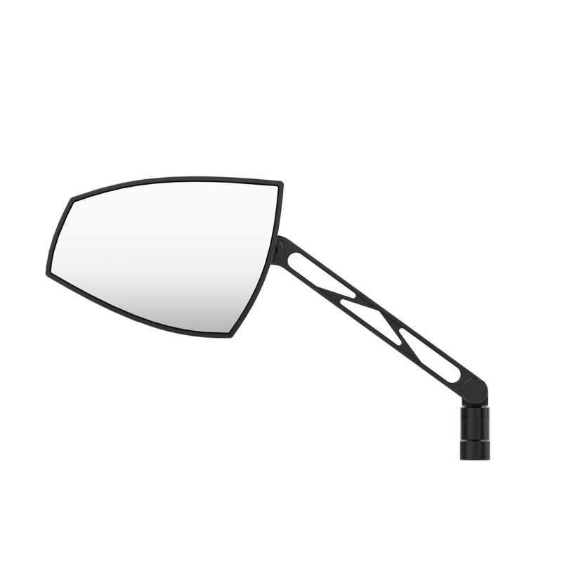 HIGHSIDER pro Handlebar Mirror Wave Black/Black (Pair)