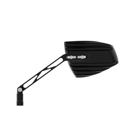 HIGHSIDER pro Handlebar Mirror Wave Black/Black (Pair)