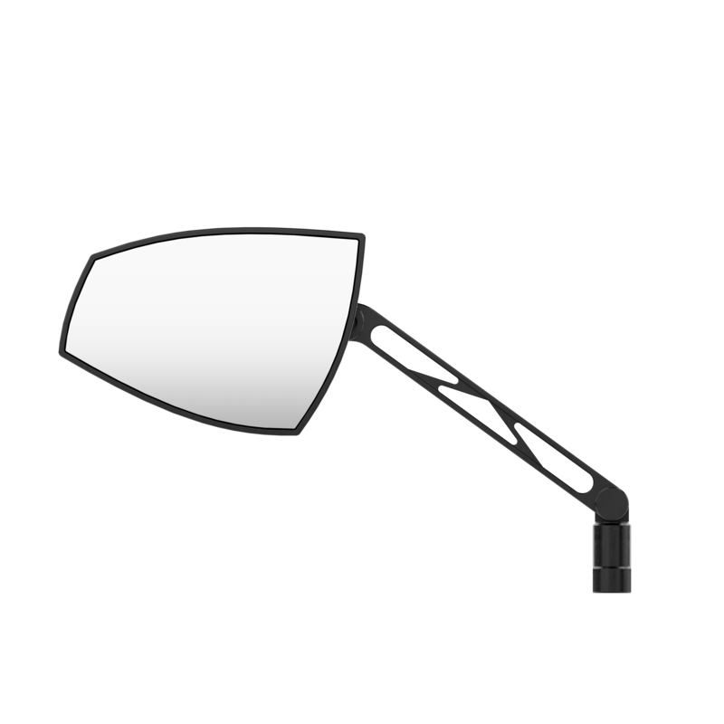 HIGHSIDER pro Handlebar Mirror Wave Black/Black (Pair)