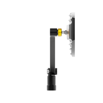 HIGHSIDER pro Handlebar Mirror Wave Black/Black (Pair)