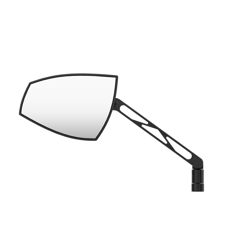 HIGHSIDER pro Handlebar Mirror Wave Black/Black (Pair)