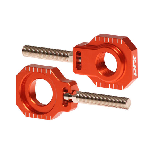 RFX Pro 2 Rear Axle Adjuster Blocks - Orange