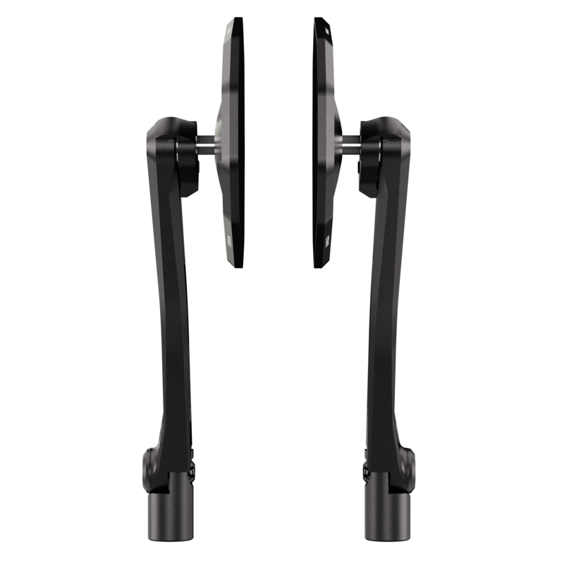 HIGHSIDER pro Handlebar Mirror Victory-Slim Black (Pair)