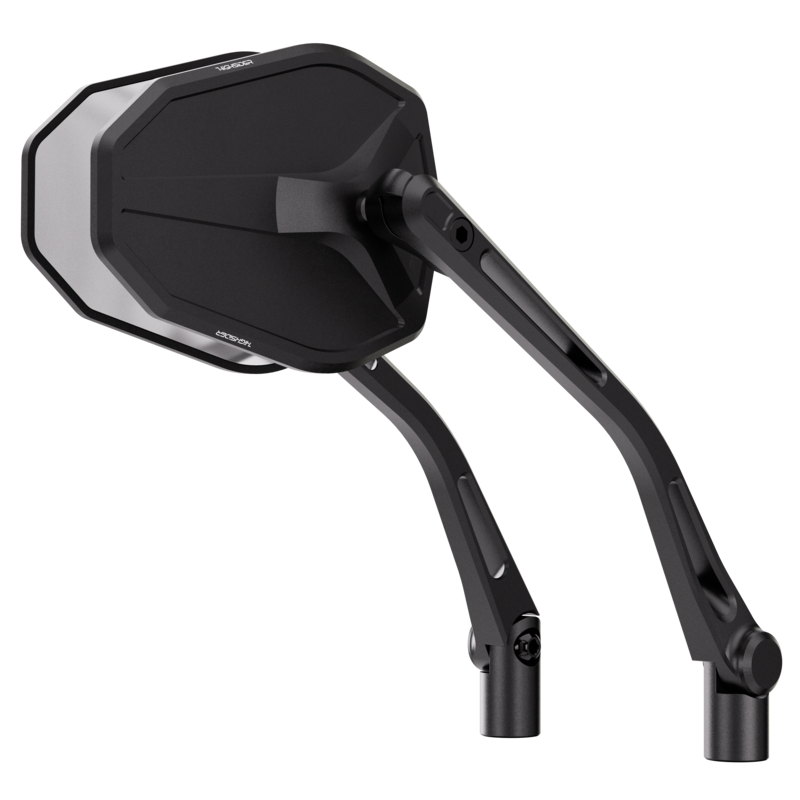 HIGHSIDER pro Handlebar Mirror Victory-Slim Black (Pair)