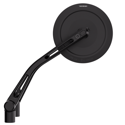 HIGHSIDER pro Handlebar Mirror Montana-Slim Black (Pair)