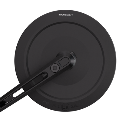 HIGHSIDER pro Handlebar Mirror Montana-Slim Black (Pair)