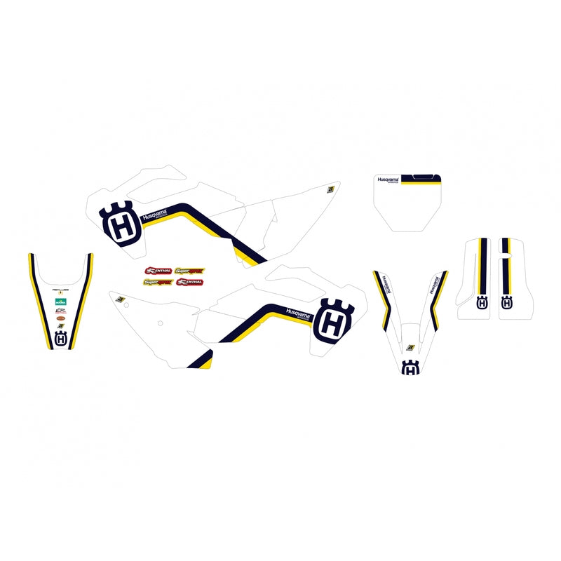 BLACKBIRD Retro Complete Graphic Kit - Husqvarna FC/TC