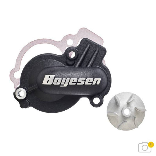 BOYESEN SuperCooler Water Pump Cover + Impeller Kit - Black