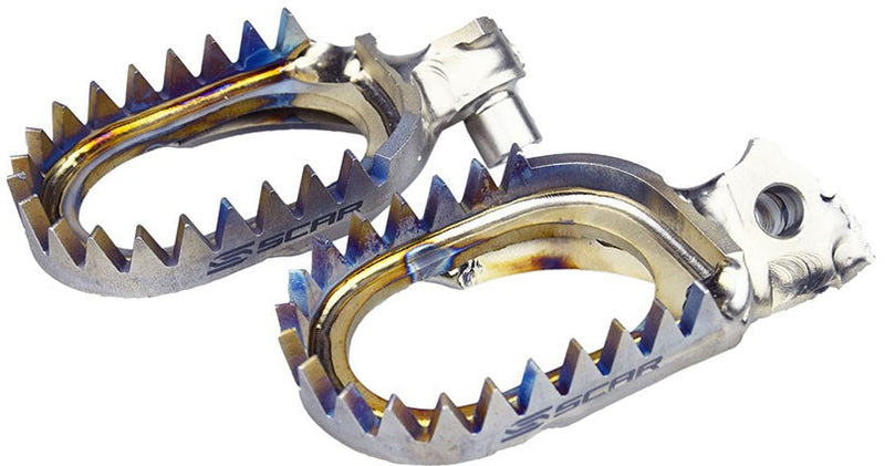 SCAR Footpegs Gripper Titanium
