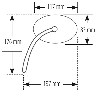 HIGHSIDER pro Victory-X XL Spiegel (1pc)