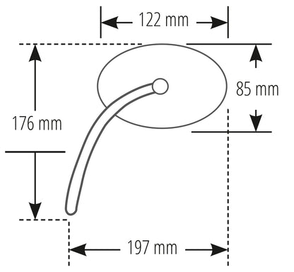 HIGHSIDER pro Ferrara 2-XL Spiegel (1pc)