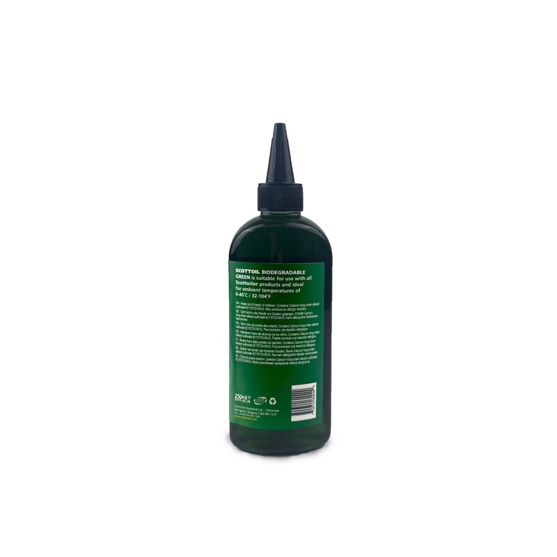 SCOTTOILER Biologisch afbreekbaar smeermiddel Green voor Kettingsmeersysteem - 250 ml fles