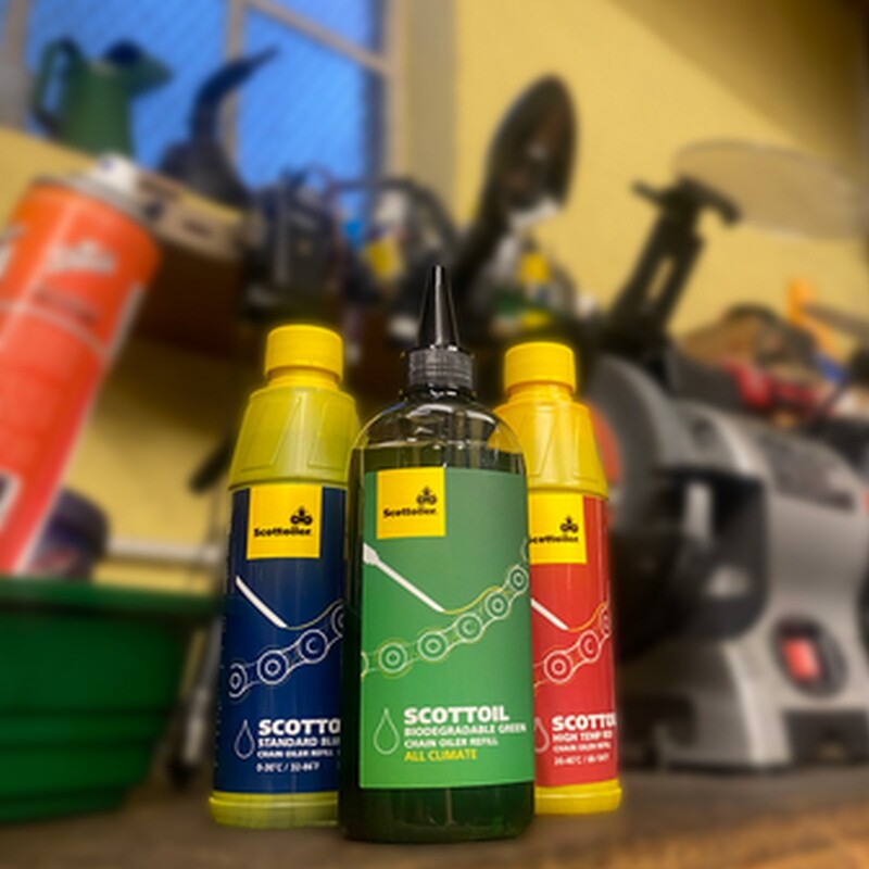 SCOTTOILER Biodegradable Lubricant Green for Chain Lubrication System - 125 ml bottle