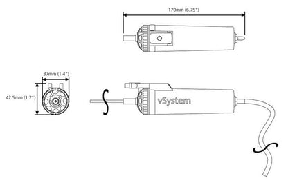 SCOTTOILER vSystem Chain Lubrication System Universal Edition + Biodegradable Lubricant Green