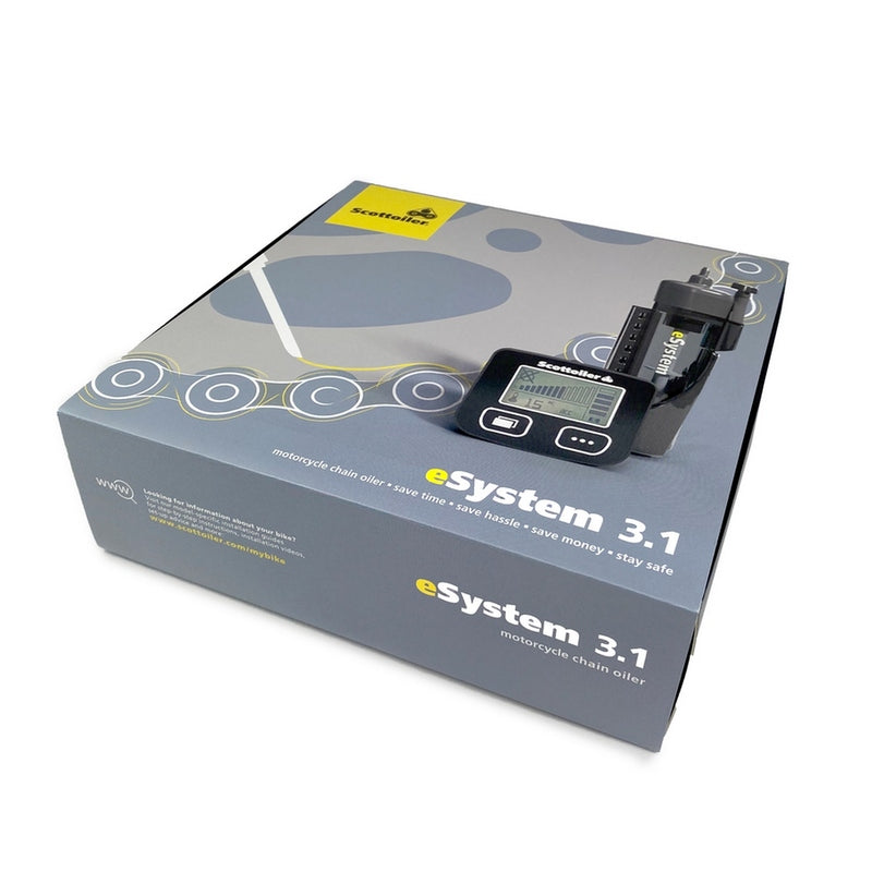 SCOTTOILER eSystem 3.1 Chain Lubrication System + Biodegradable Lubricant Green