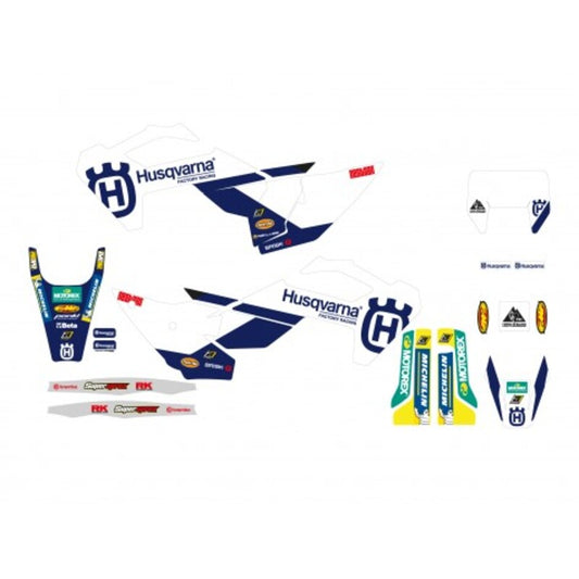 BLACKBIRD Replica Team 23 Compleet stickerset