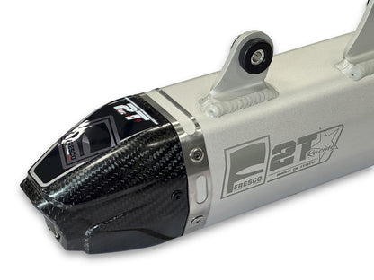 FRESCO Carby Muffler Aluminum/Carbon End Cap