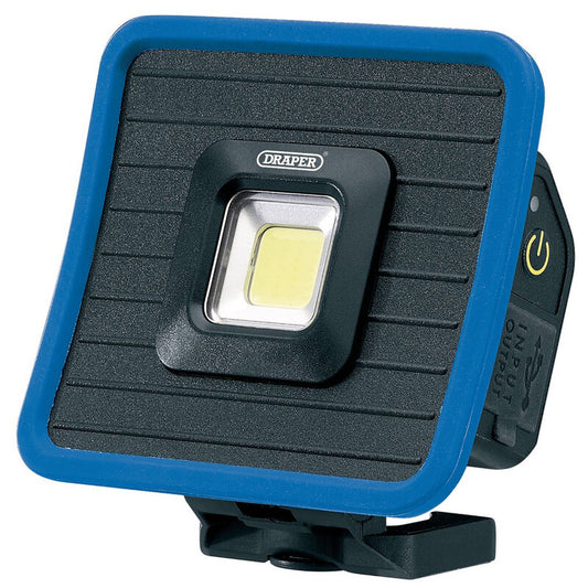 DRAPER LED Rechargeable Mini Spotlight &amp; Power Bank with Magnetic Base