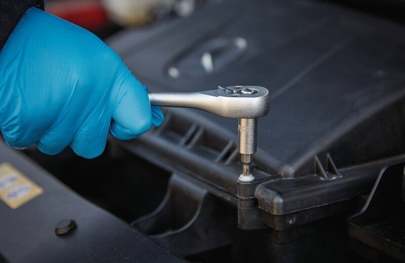 DRAPER 1/4'' set met 35 dopsleutels