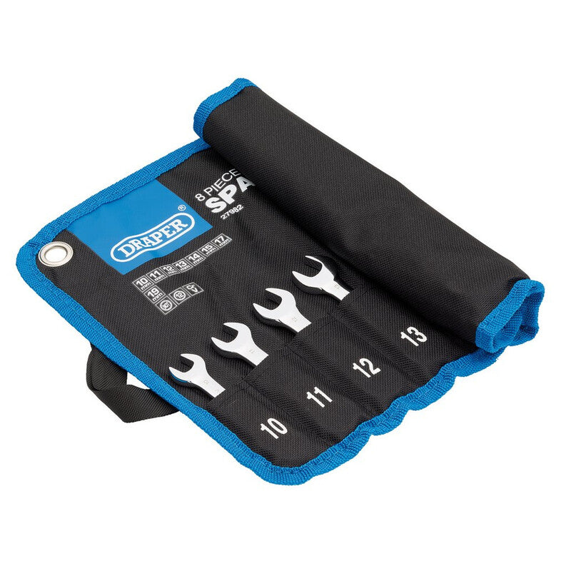 DRAPER HI-TORQ® Metrische combinatieratelsleutels met stompe flexibele kop - 8 stuks