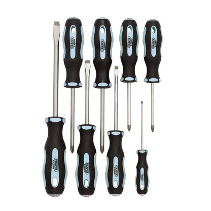DRAPER Expert Heavy Duty Soft Grip Screwdriver Set - Pack of 8