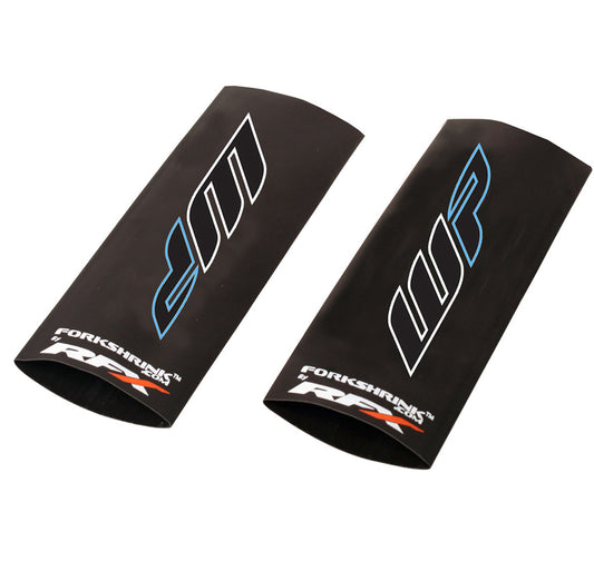 RFX Race Series Forkshrink Vorkbeschermer met WP logo - Wit/Blauw