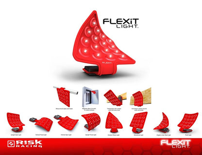 RISK RACING Flexit 2.0 Flexibele zaklamp - 200 Lumen