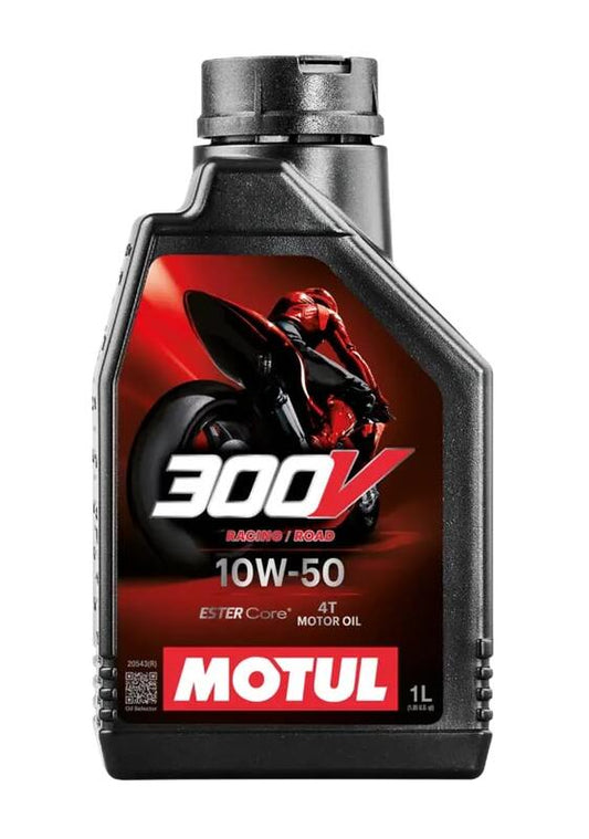 MOTUL 300V Factory Line Road Racing 4T Motorolie - 10W50 1 L