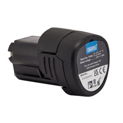DRAPER 12V Li-ion Accu 1.5Ah
