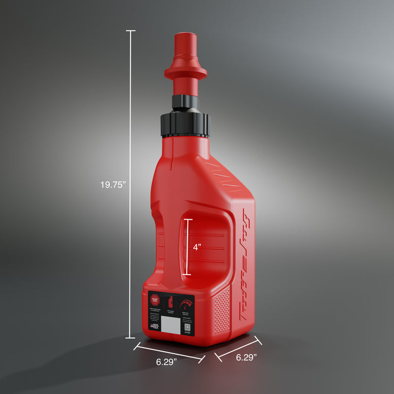 TUFF JUG Jerrycan bidon met Ripper G3 dop - Wit - 1,25G/5 L