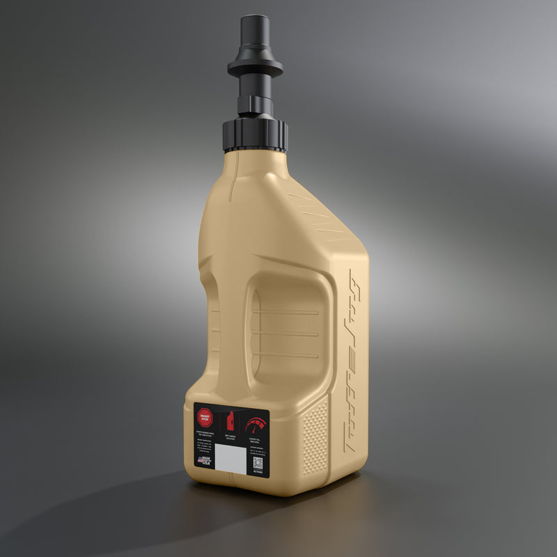 TUFF JUG Jerrycan bidon met Ripper G3 dop - Wit - 2,5G/10 L