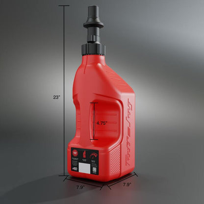 TUFF JUG Jerrycan bidon met Ripper G3 dop - Wit - 2,5G/10 L