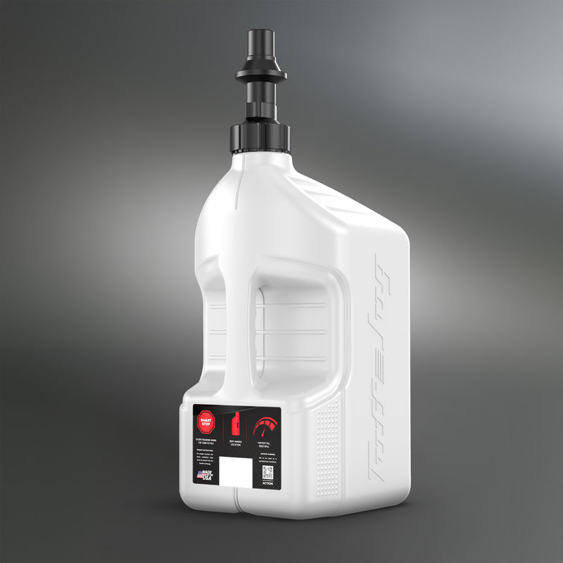 TUFF JUG Jerrycan bidon met Ripper G3 dop - Wit - 5G/20 L