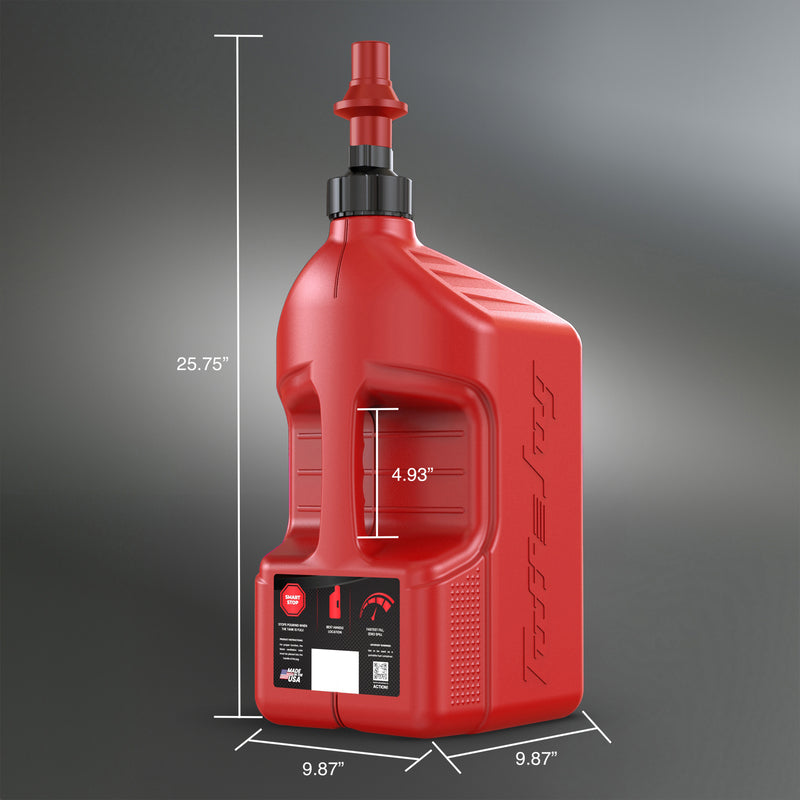 TUFF JUG Jerrycan bidon met Ripper G3 dop - Wit - 5G/20 L