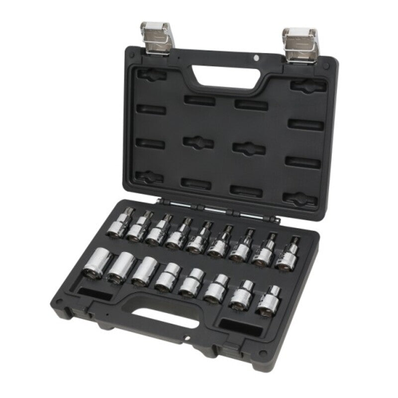 BETA 1900M Slag kit voor 8x12 mm / 15M + 17-delig set van dopsleutels