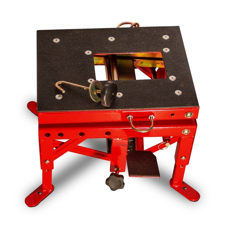 VECTOR MX Hydraulische motorlift - Wielen niet inbegrepen - Rood