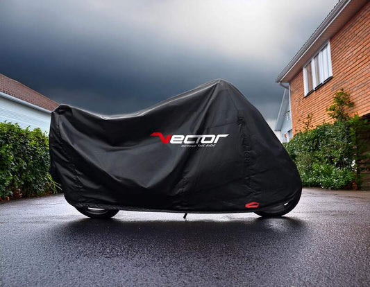 VECTOR H2O Indoor/Outdoor Protective Cover for Motorcycle/Scooter - Black - S