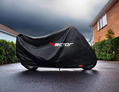 VECTOR H2O Indoor/Outdoor Protective Cover for Motorcycle/Scooter - Black - S