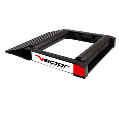 VECTOR Wielsteun met rollen - Zwart